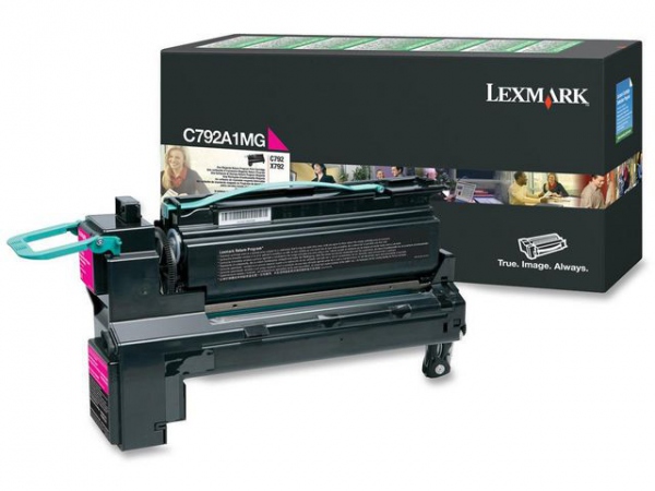 Toner Lexmark C792A1Mg 6K Rød