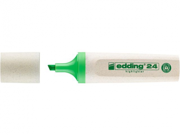 Tekstmarker Edding 24 Ecoline Grønn (10 stk)