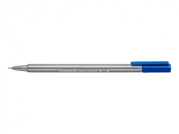 Fiberpenn Staedtler Triplus 0,3Mm Blå (10 stk)