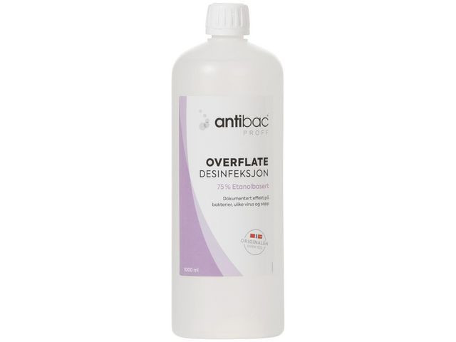 BildeOverflatedesinfeksjon Antibac 75% 1L