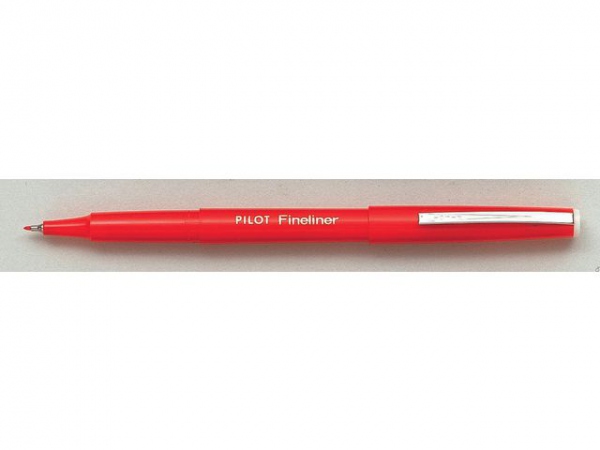 Fiberpenn Pilot Fineliner Rød (12 stk)