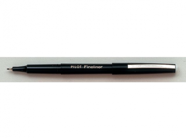 Fiberpenn Pilot Fineliner Sort (12 stk)