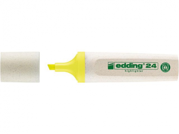 Tekstmarker Edding 24 Ecoline Gul (10 stk)