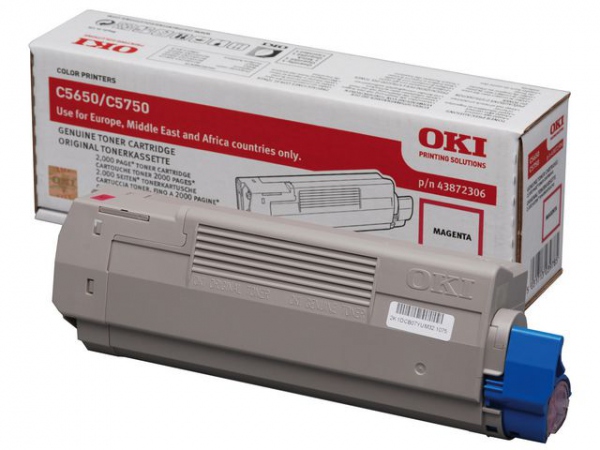 Toner Oki 43872306 2K Rød