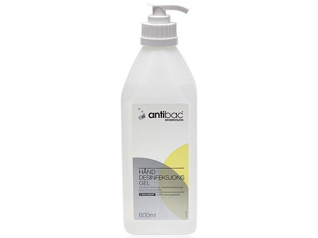 BildeHånddesinfeksjon Antibac 85% Gel 0,6L