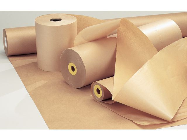 BildePapir Ubleket Kraft 100G 75Cm 10Kg/Rull