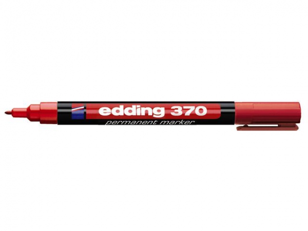 Merkepenn Edding 370 Rød (10 stk)