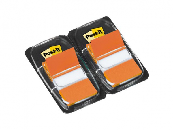 Index Post-It 680 25X44Mm Orange (2 stk)