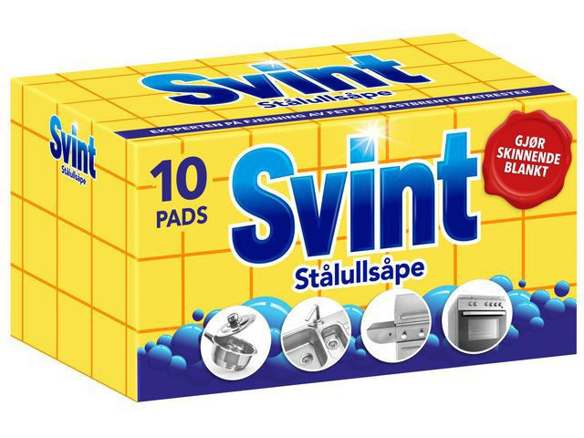 BildeStålull Svint Pads (10 stk)