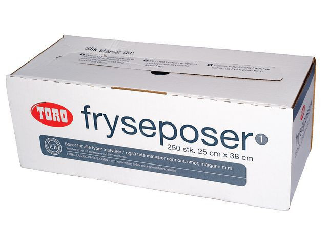 BildeFrysepose Toro 25X38Cm 4,8L (250 stk)