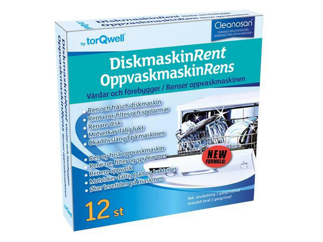 BildeMaskinrens Cleanosan Oppvaskmaskin (12 stk)