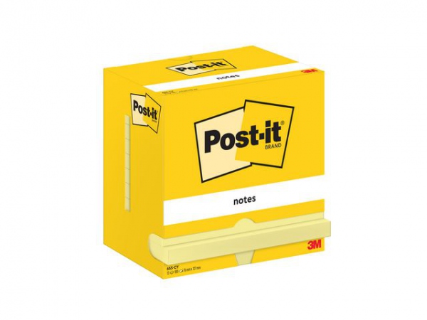 Notatblokk Post-It 76X127 Cy (12 stk)