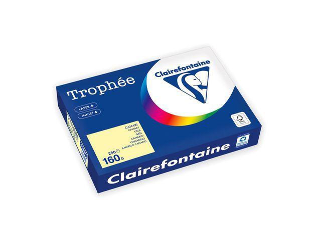 BildeKopipapir Trophee A4 160G Gul (250 ark)