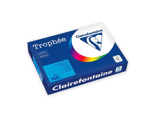 BildeKopipapir Trophee A4 160G Klarblå (250 ark)