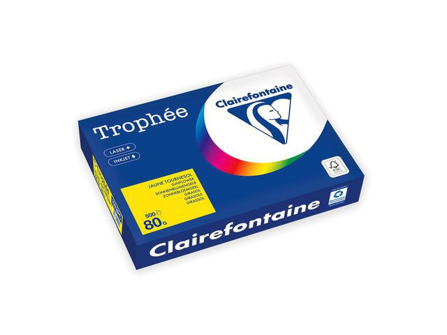 BildeKopipapir Trophee A4 80G Rapsgul (500 ark)