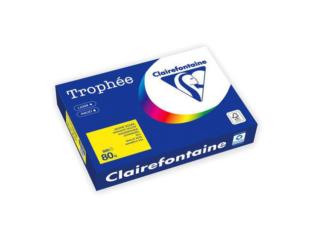 BildeKopipapir Trophee A4 80G Sennepgul (500 ark)