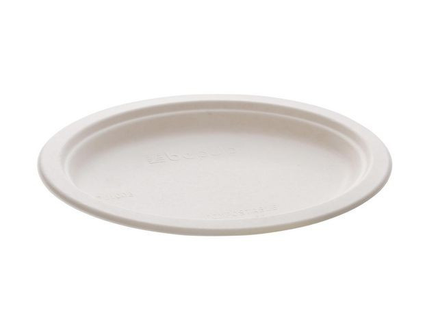 BildeTallerken Bagasse Oval 19X26Cm (50 stk)