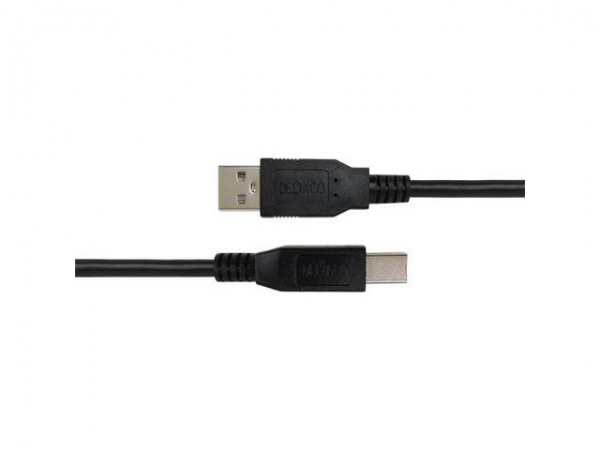 Kabel Deltaco Usb 2.0 A/B 2M Sort