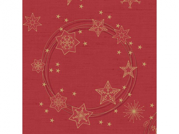 Serviett Dunilin 40Cm Star Shine Red (45 stk)