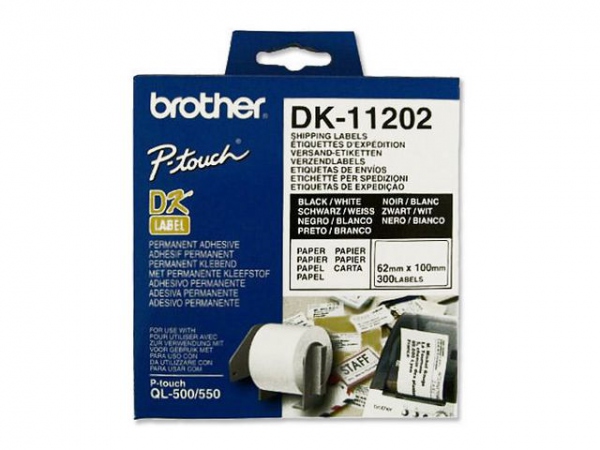 Etikett Brother Dk-11202 Go 62X100 (300 stk)