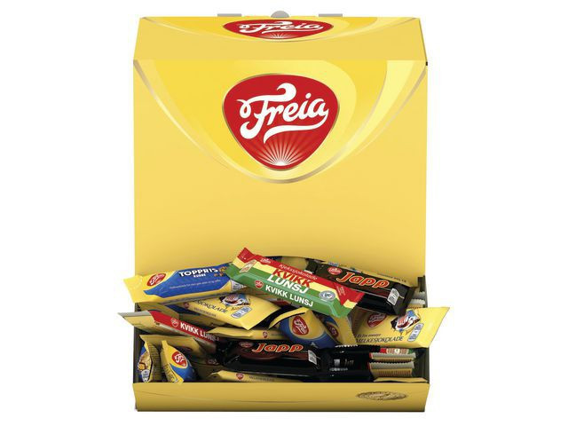 BildeSjokolade Freia Assortert Eske 5,9Kg