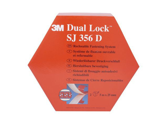 BildeBorrelåstape 3M Dual Lock 25Mmx5M (2 stk)