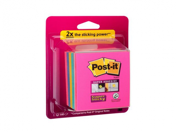 Notatkube Post-It 51X51 Ultra Farger