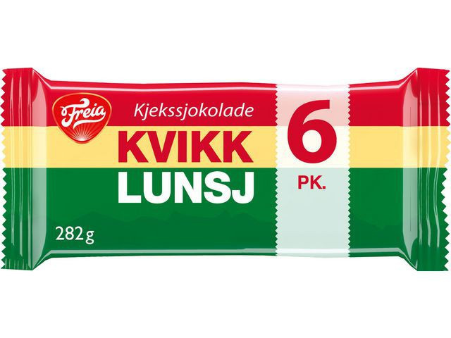 BildeSjokolade Freia Kvikk Lunsj (6 stk)