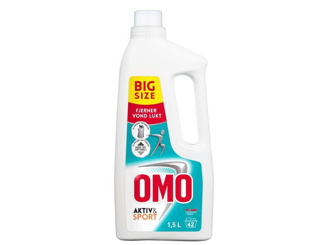 BildeTøyvask Omo Aktivsport Flytende 1,5L