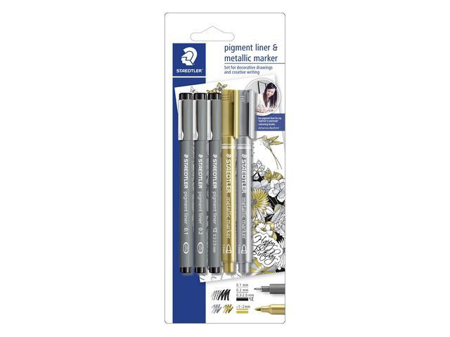 BildePigmentliner Staedtler (5 stk)