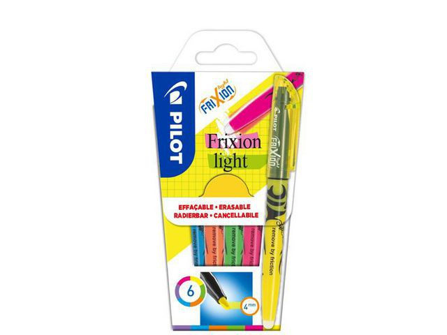 BildeTekstmarker Pilot Frixion Light Ass. (6 stk)