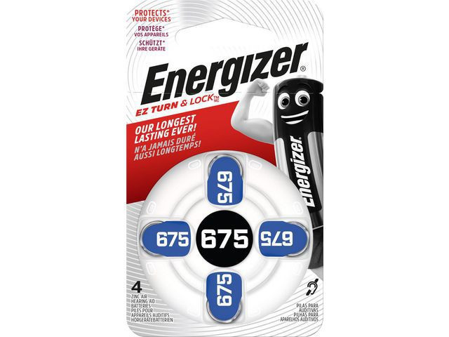 BildeBatteri Energizer Høreapparat Za 675 (4 stk)