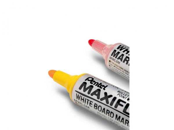 Whiteboardpenn Pentel Maxiflo M Rød (12 stk)