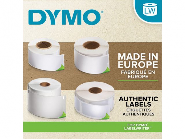 Etikett Dymo Durable 19Mm X 64Mm (900 stk)