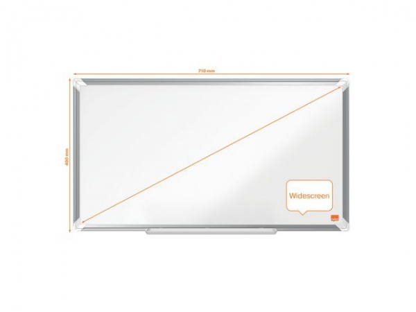 Whiteboard Nobo Premiump Lakk 71X40Cm