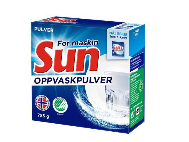 BildeMaskinoppvask Sun Pulver 755G