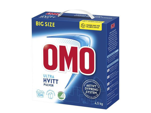 BildeTøyvask Omo Ultra Hvitt 4,5 Kg