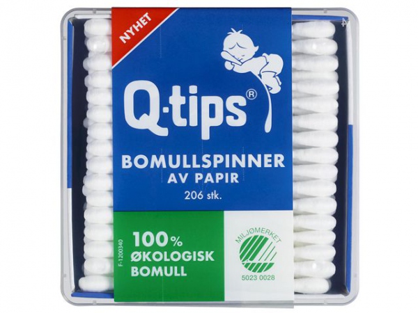 Bomullspinner Q-Tips Papir (206 stk)