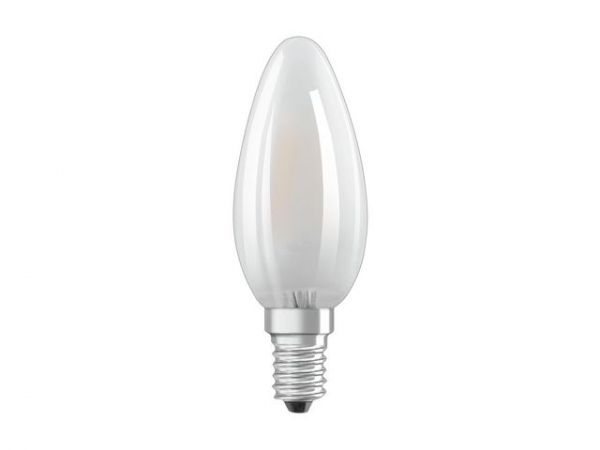 Lyspære Osram Led 4,8W/827 Dim Frost E14 (6 stk)