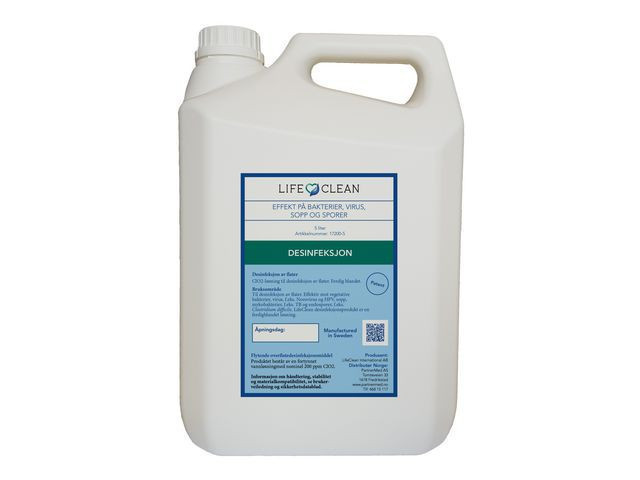 BildeOverflatedesinfeksjon Lifeclean 5L