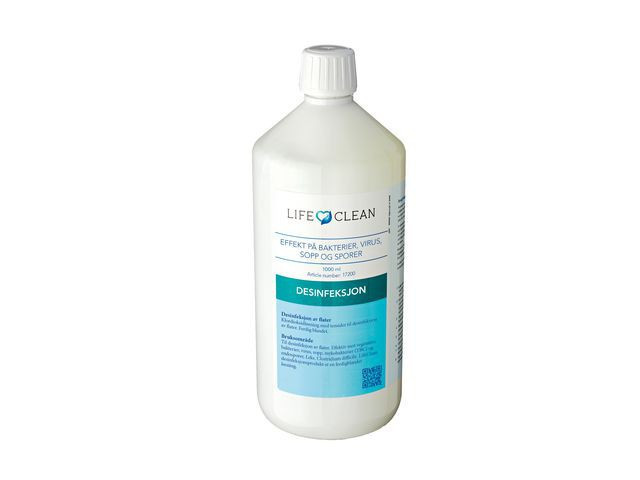 BildeOverflatedesinfeksjon Lifeclean 1L