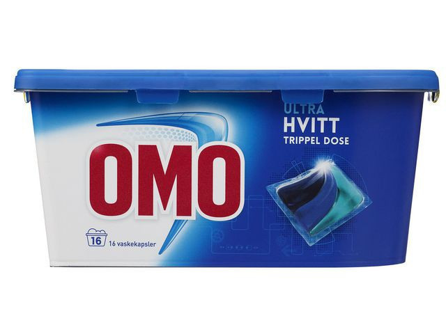 BildeTøyvask Omo Trippel Dose Ultra (16 stk)