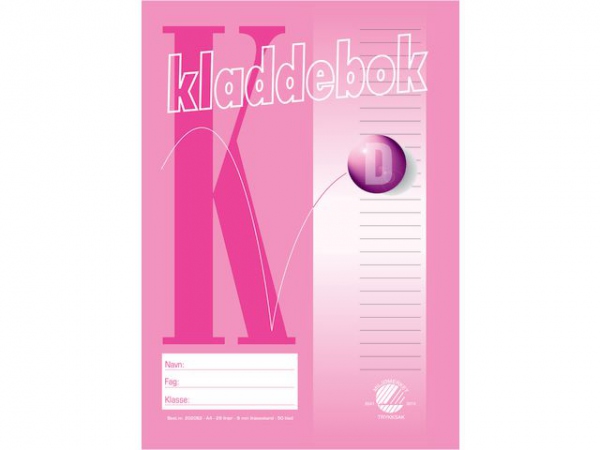 Kladdebok A4 55G 50Bl 9Mm Linjer (10 stk)