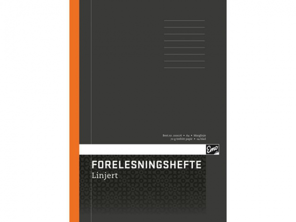 Forelesningshefte Emo A4 70G 24Bl Lin Ma (20 stk)