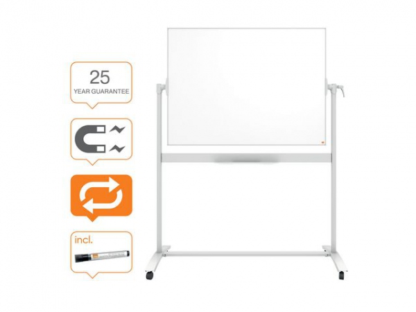 Whiteboard Nobo Vendbar Emalje 90X120Cm