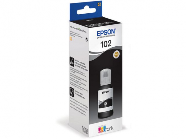 Blekk Epson 102 Ecotank Sort