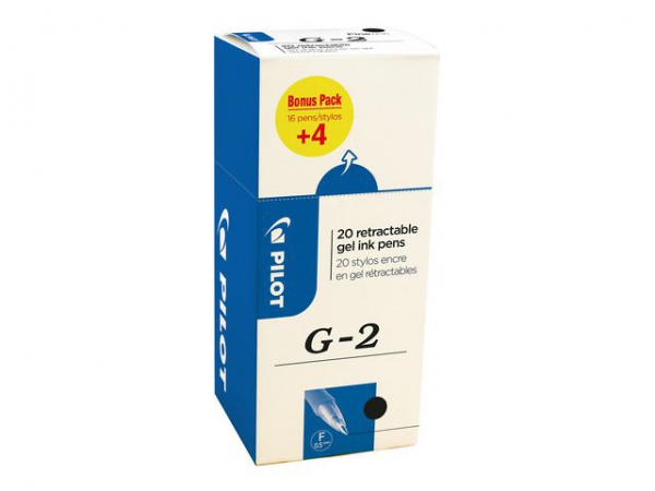 Geleroller Pilot G2-5 Sort (20 stk)