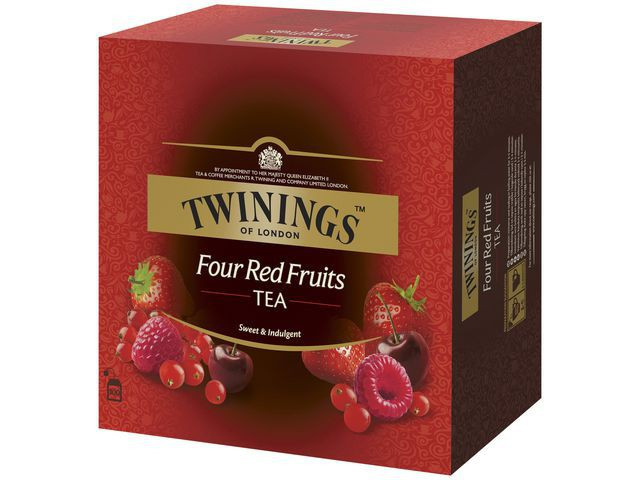 BildeTe Twinings Fire Røde Frukter (100 stk)