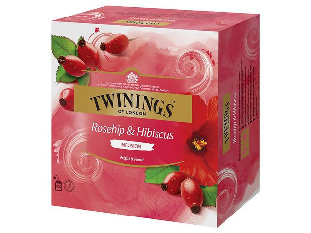 BildeTe Twinings Nype Og Hibiskus (100 stk)