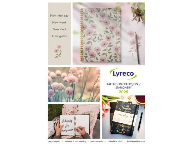 BildeKalenderkatalog Grieg 2025 Lyreco